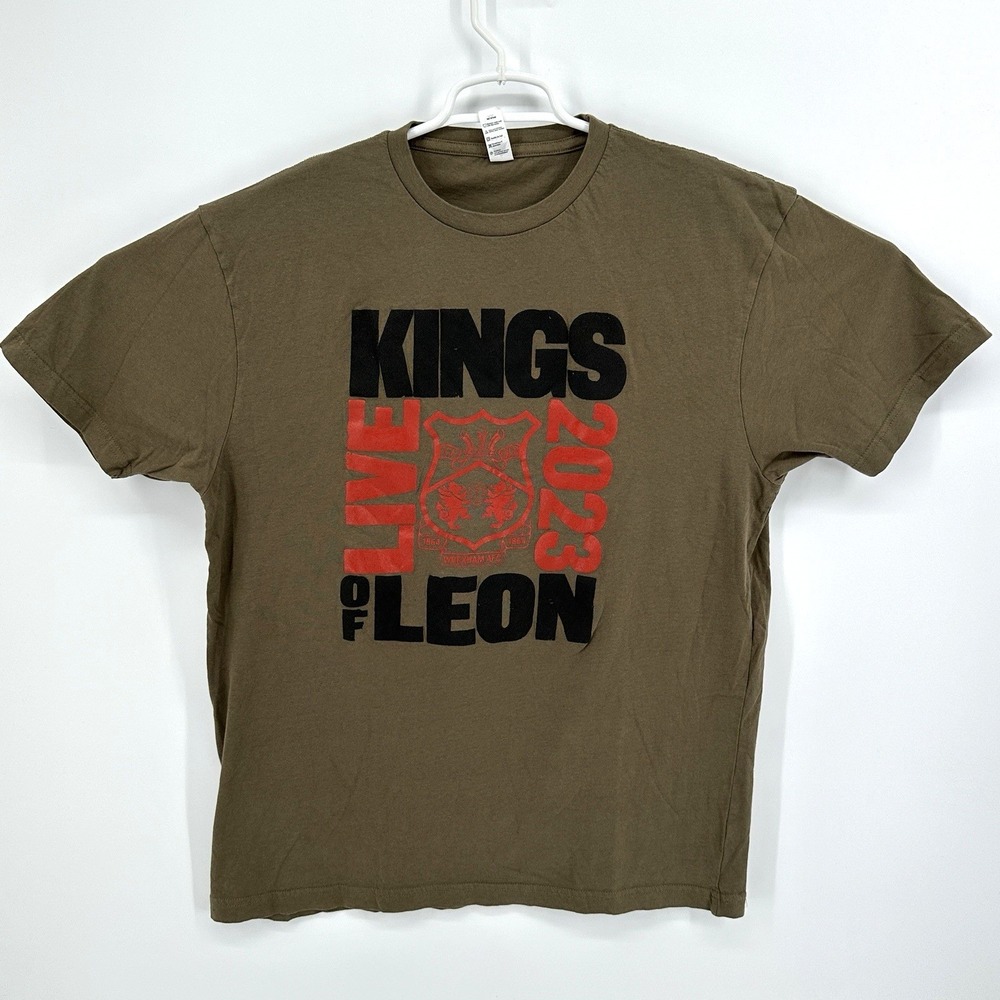 Kings Of Leon Original 2023 Tour Shirt Size XL Rock Band